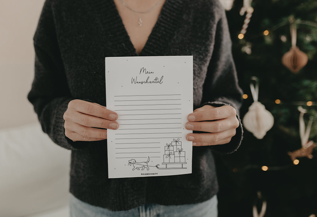 1. Türchen: Ein Wunschzettel für große & kleine Träume 🤍