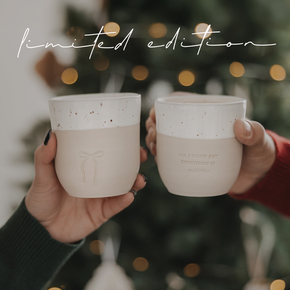 Limitierter Becher Schleife