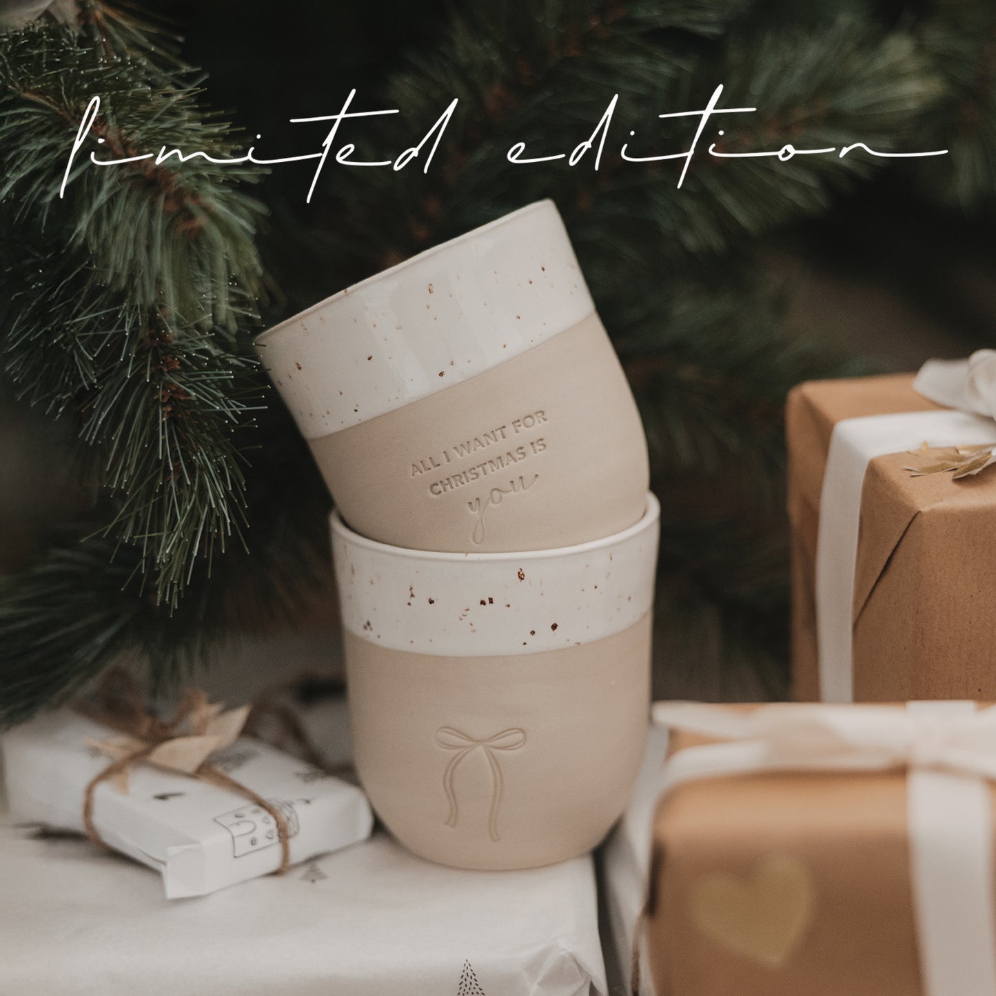 Limitierter Becher Schleife