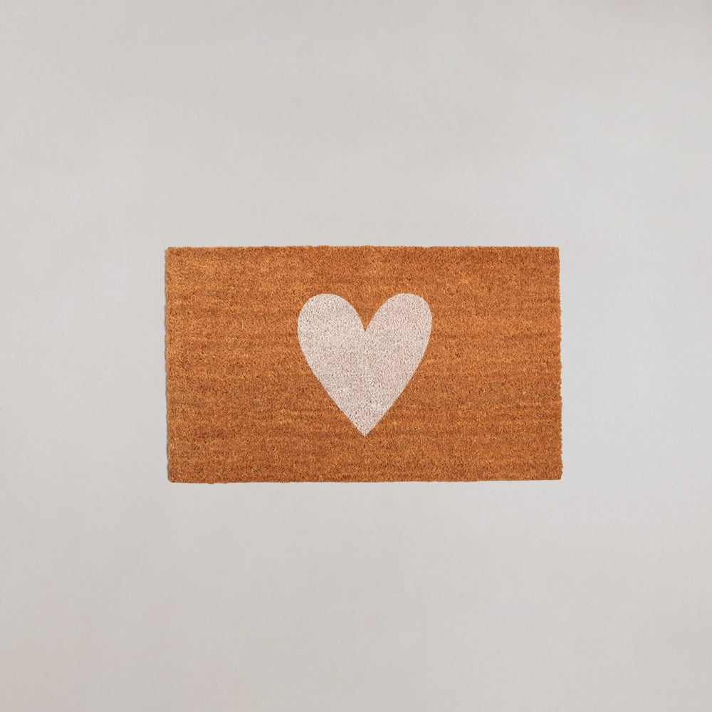Kokos Fußmatte Herz | Eulenschnitt 