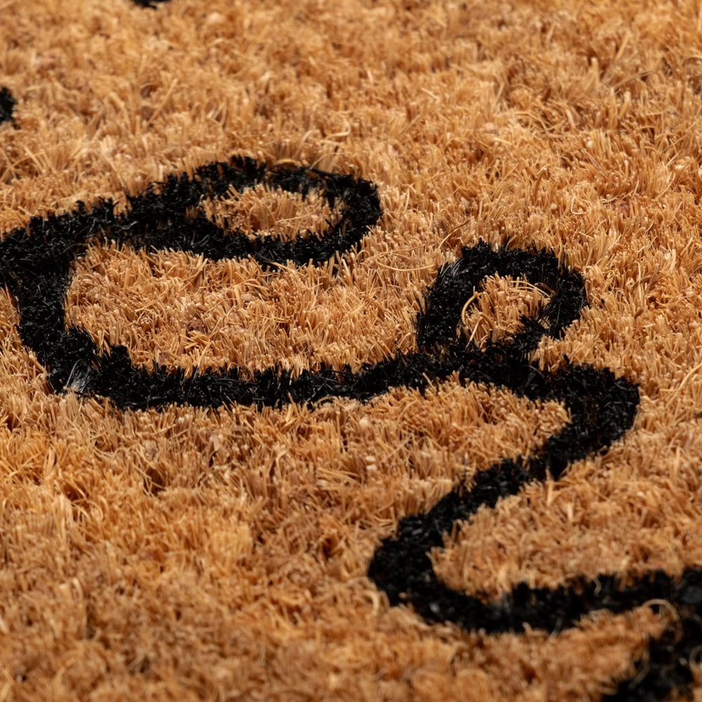 Kleine Kokosmatte Hereinspaziert 75 x 25 | Eulenschnitt 