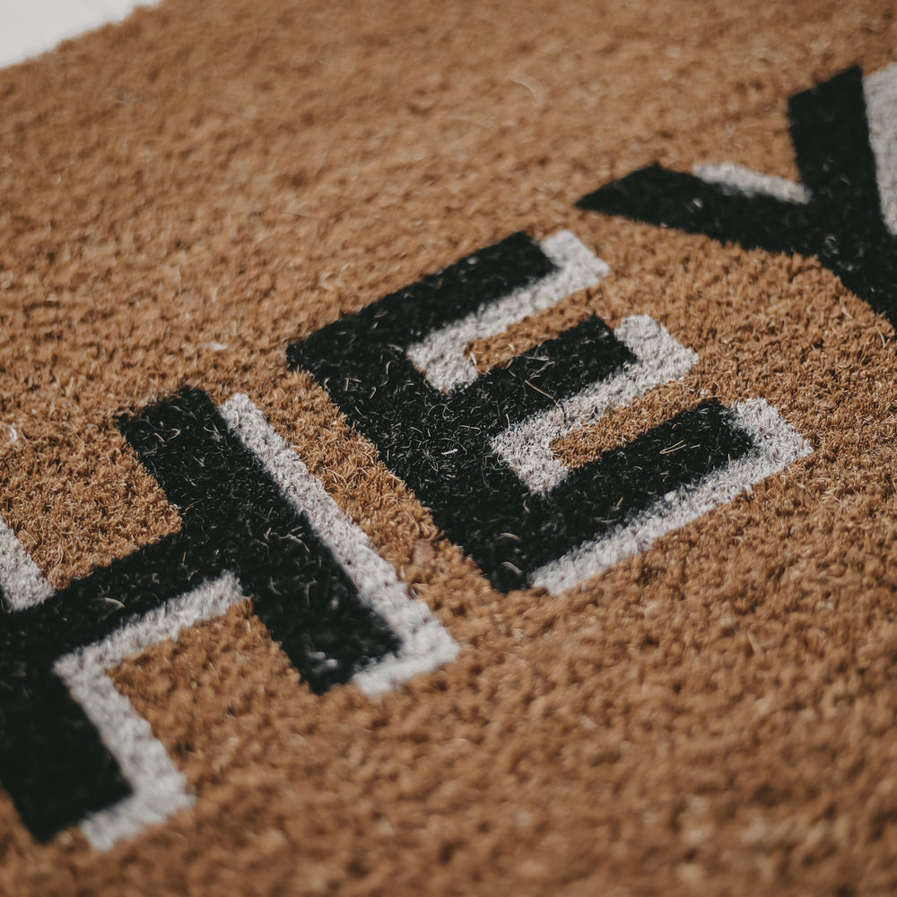 Kokos Fußmatte Hey | Eulenschnitt 