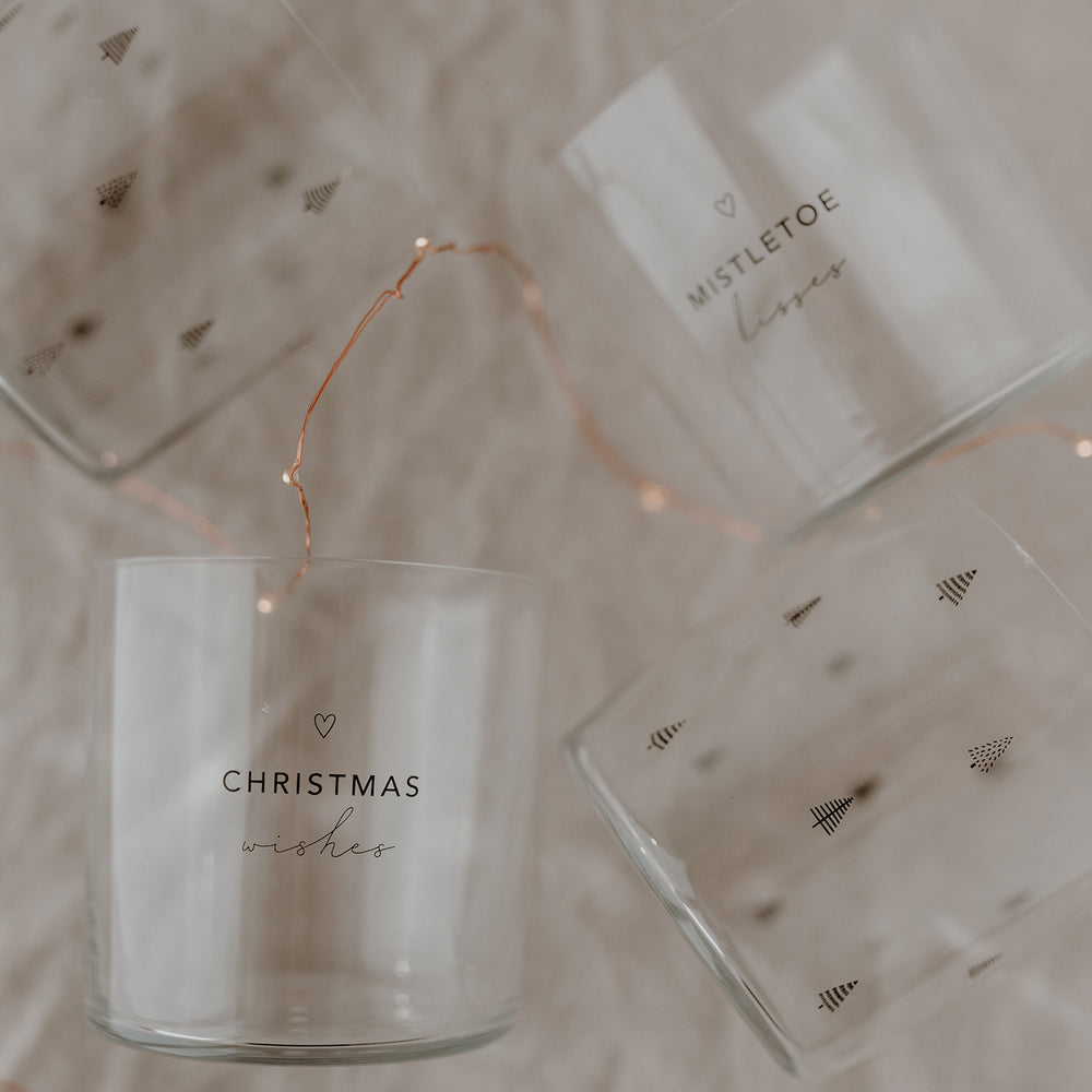 Verre à boire sapin noir