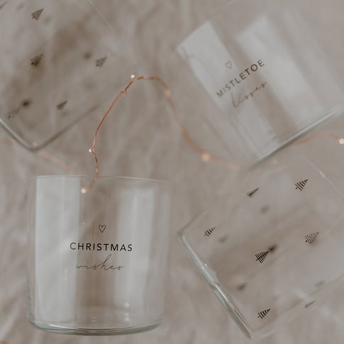 Verre à boire sapin noir