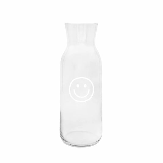 Karaffe Smiley bianca