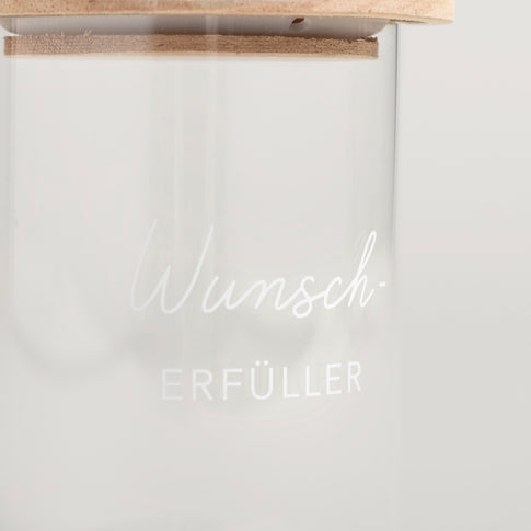 Mini Vorratsglas Wunscherfüller 9 cm | Eulenschnitt 