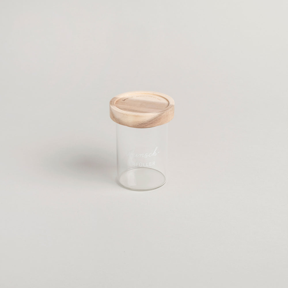 Mini Vorratsglas Wunscherfüller 9 cm | Eulenschnitt 