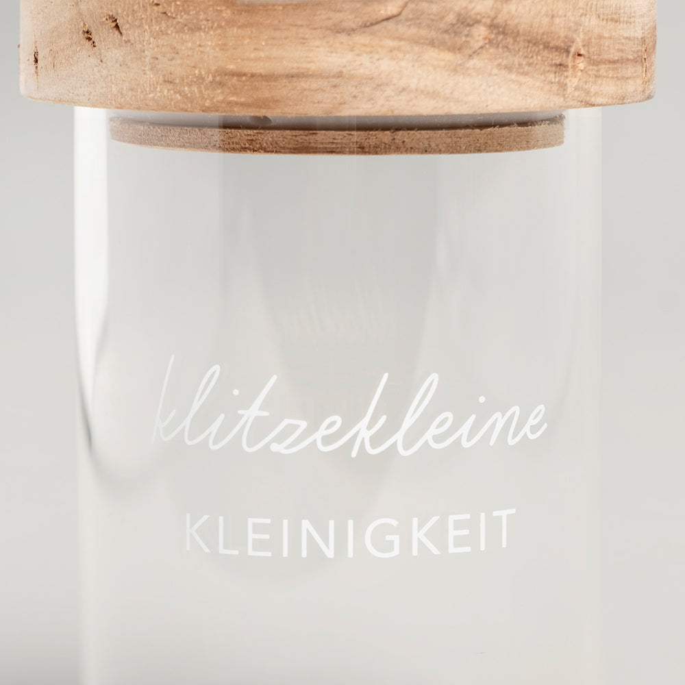 Mini Vorratsglas Kleinigkeit 9 cm | Eulenschnitt 