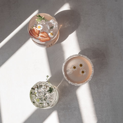 Verre à double paroi en forme de cœur 100ml