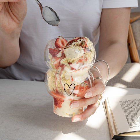 Double Bubble Verre Cœur