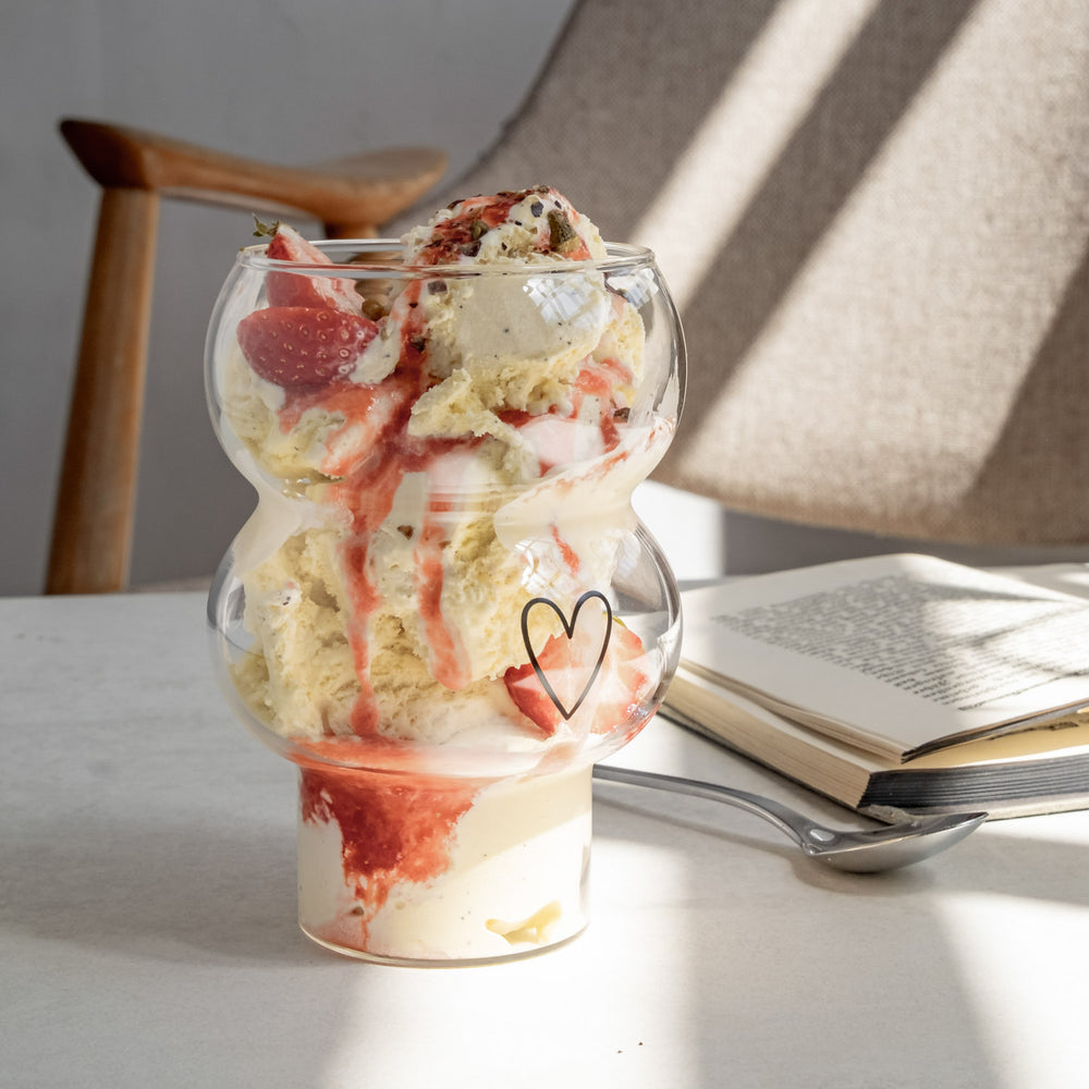 Double Bubble Verre Cœur