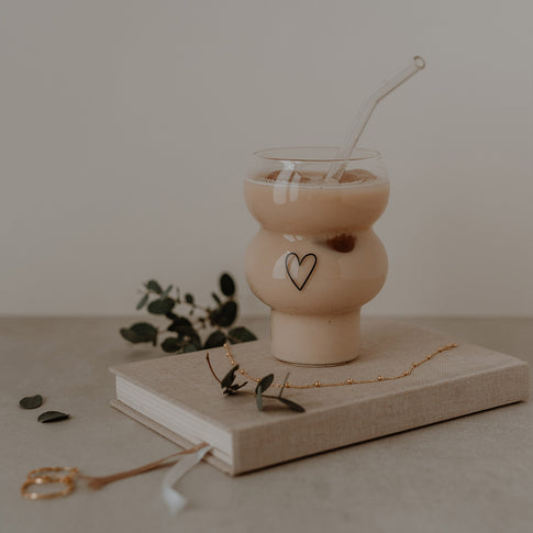 Double Bubble Glas Herz | Eulenschnitt 