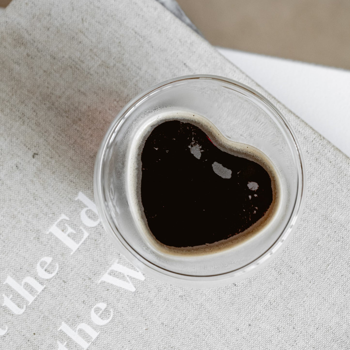 Doppelwandiges Herzglas Herz 200ml | Eulenschnitt 