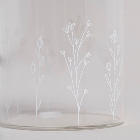 Mini Vorratsglas Blumenwiese 9 cm | Eulenschnitt 