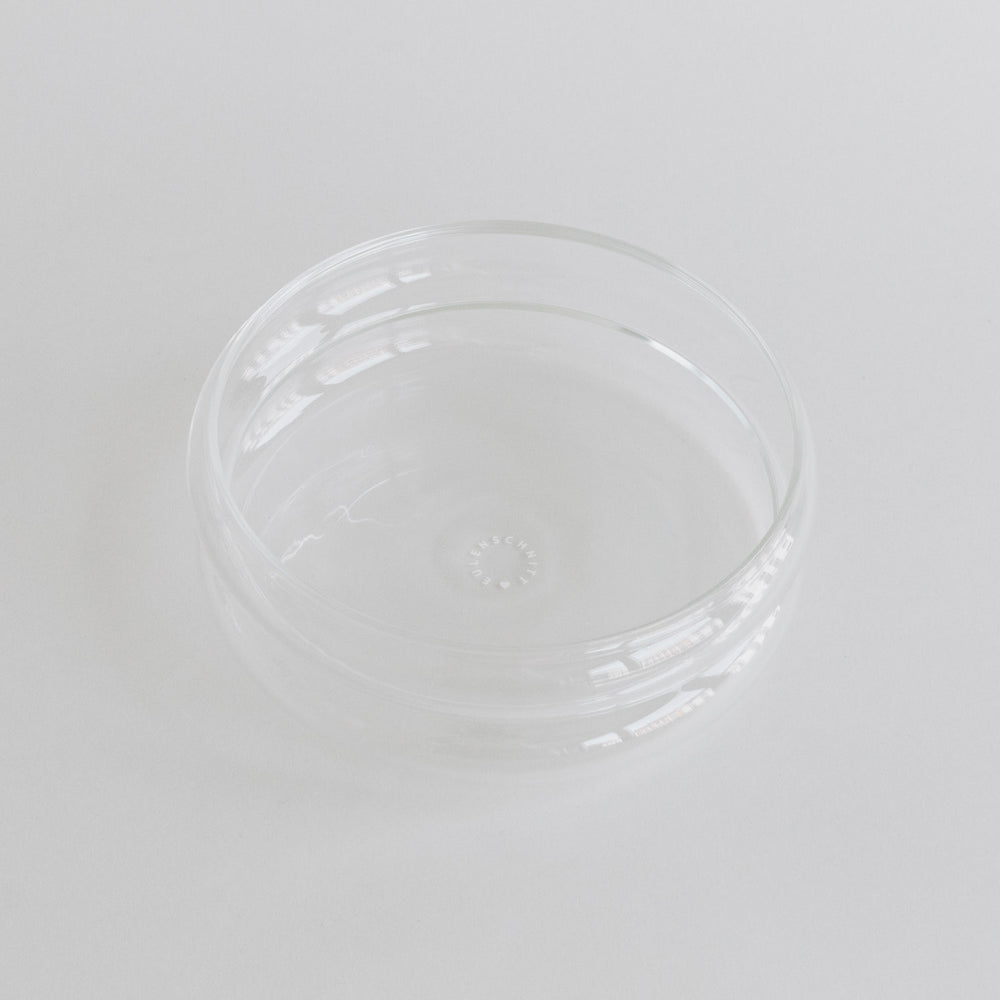 Obenansicht der Bubbles Schale mittel mit Eulenschnitt-Prägung – funktional und schlicht für den Alltag.