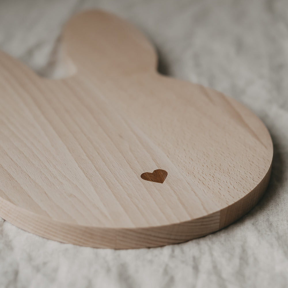 Planche à petit-déjeuner lapin