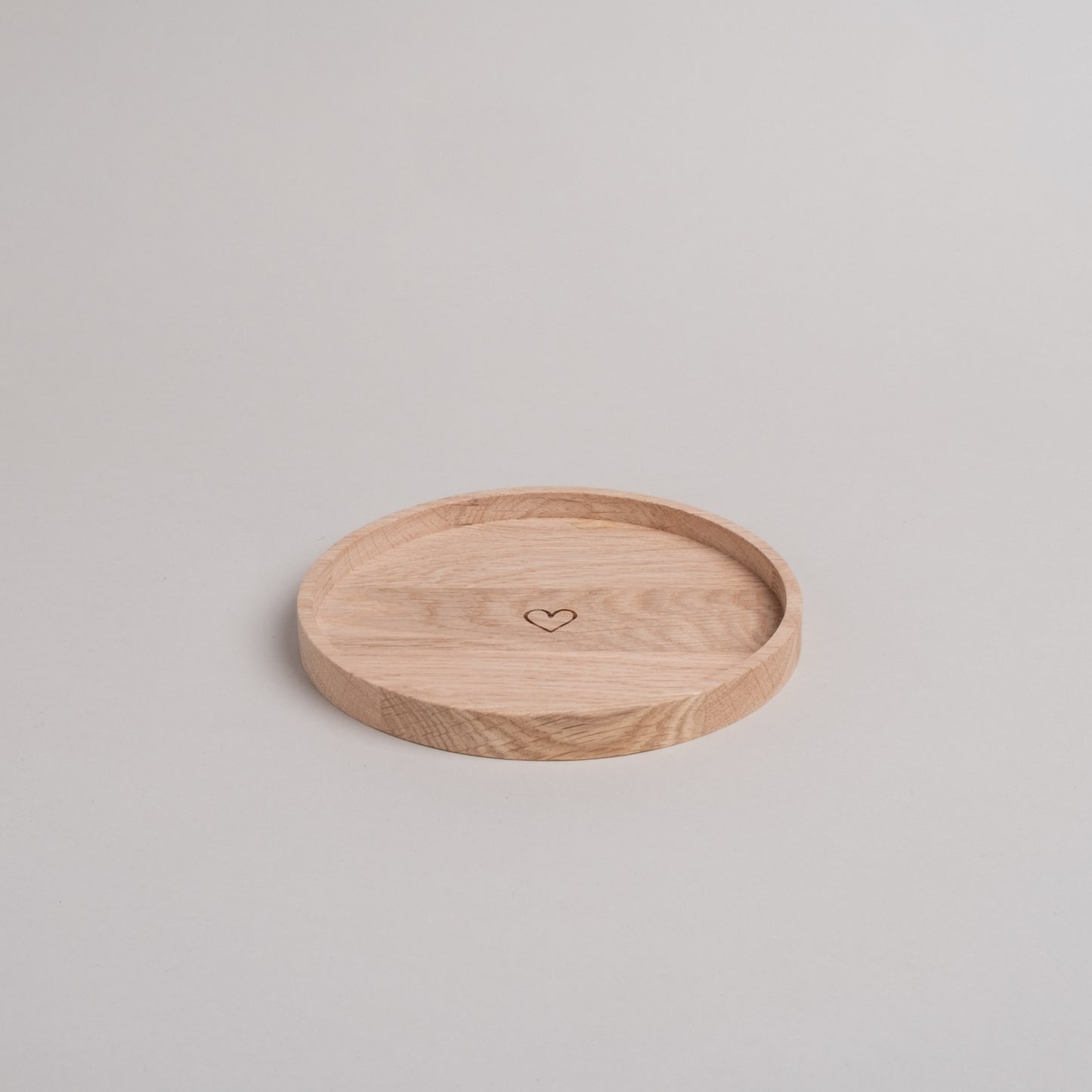 Mini Tablett rund Herz | Eulenschnitt 