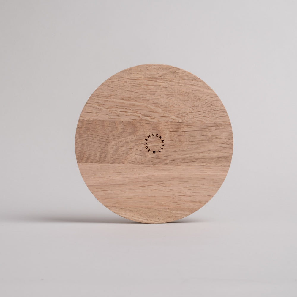 Mini Tablett rund Herz | Eulenschnitt 