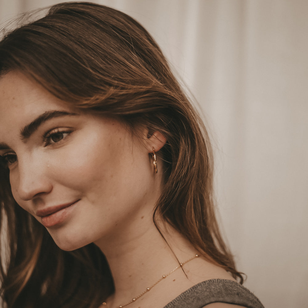 Creole Marina Gold 2,4 cm | Eulenschnitt 