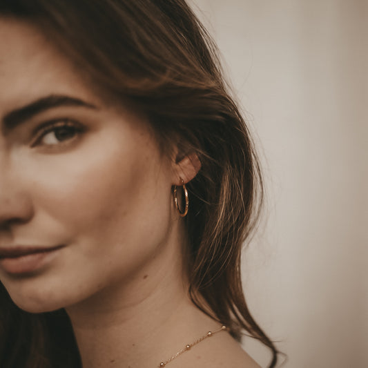 Creole Marina Gold 2,4 cm | Eulenschnitt 