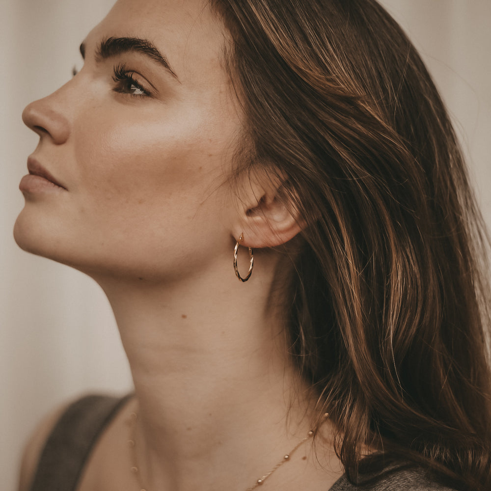 Creole Marina Gold 2,4 cm | Eulenschnitt 