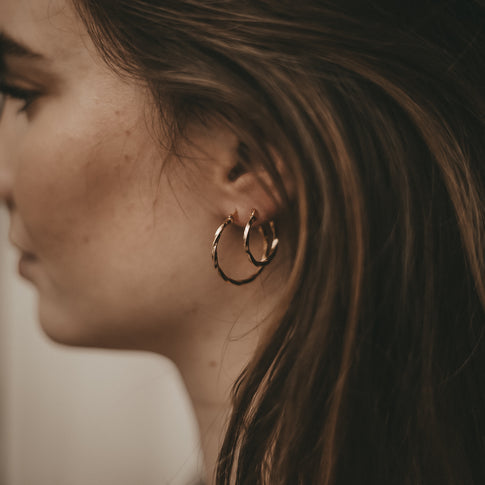 Creole Marina Gold 2,4 cm | Eulenschnitt 