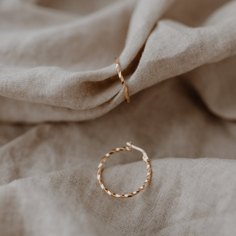 Creole Marina Gold 2,4 cm | Eulenschnitt 