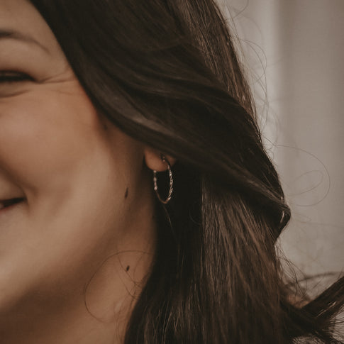 Creole Marina Silber 2,4 cm | Eulenschnitt 