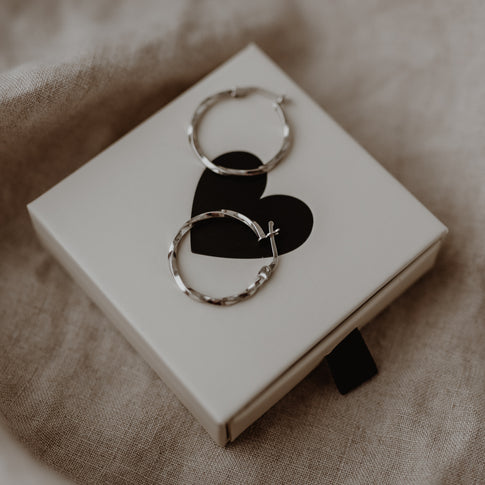 Creole Marina Silber 2,4 cm | Eulenschnitt 