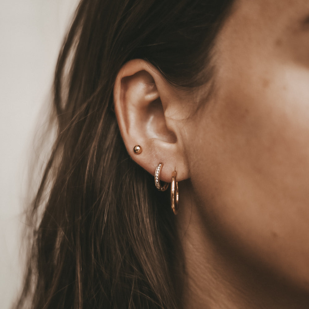 Creole Nele Gold 2 cm | Eulenschnitt 