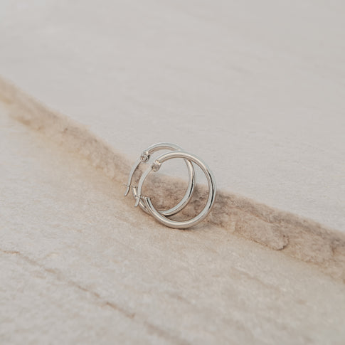 Créole Nele Silber 2 cm