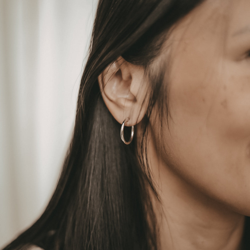 Créole Nele Silber 2 cm