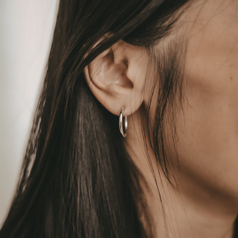 Créole Nele Silber 2 cm