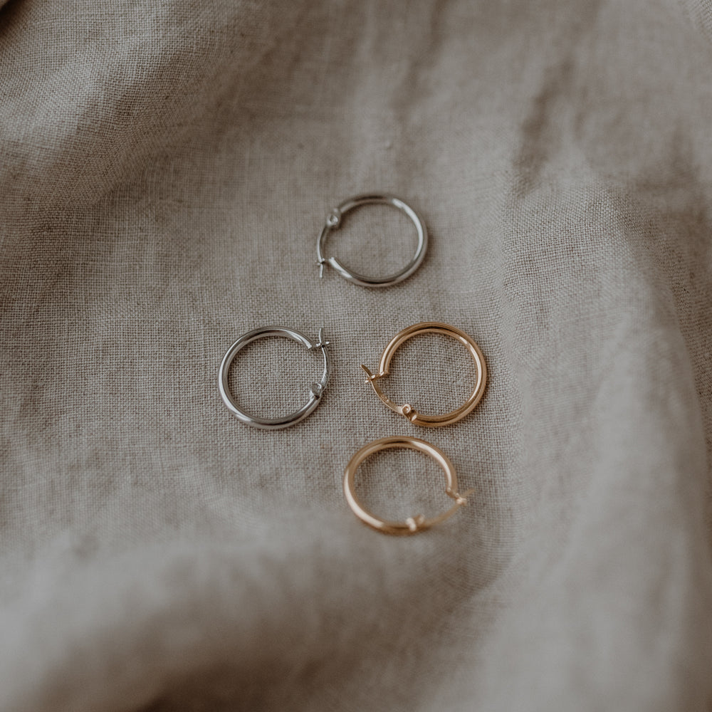 Créole Nele Silber 2 cm