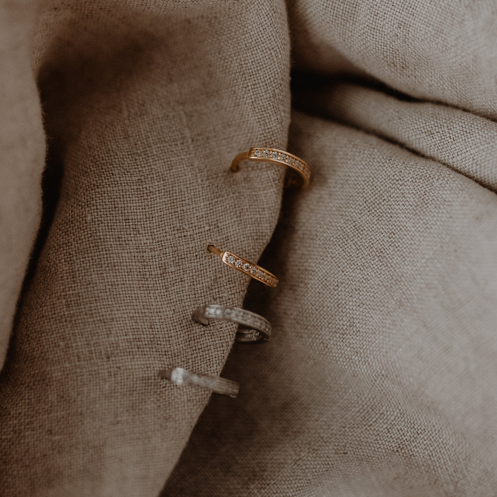 Creole Lara Gold 1,1 cm | Eulenschnitt 