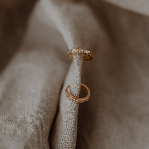 Creole Lara Gold 1,1 cm | Eulenschnitt 