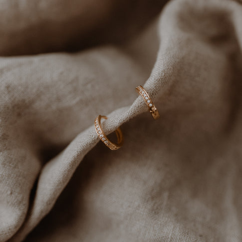 Creole Lara Gold 1,1 cm | Eulenschnitt 