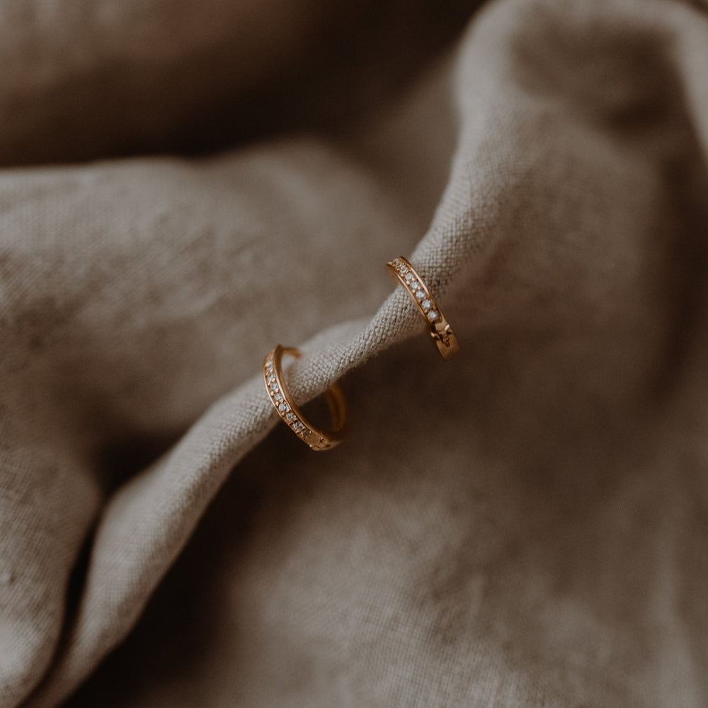 Creole Lara Gold 1,1 cm | Eulenschnitt 