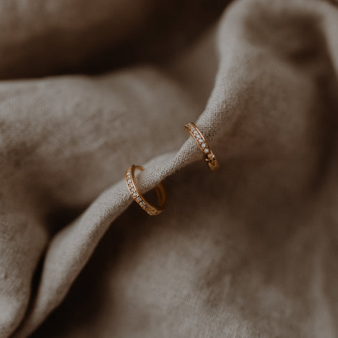 Creole Lara Gold 1,1 cm | Eulenschnitt 