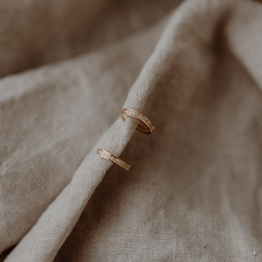 Creole Lara Gold 1,1 cm | Eulenschnitt 