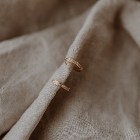 Creole Lara Gold 1,1 cm | Eulenschnitt 