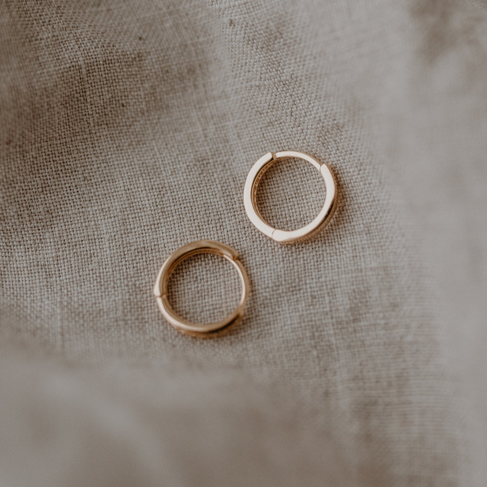 Creole Lara Gold 1,1 cm | Eulenschnitt 