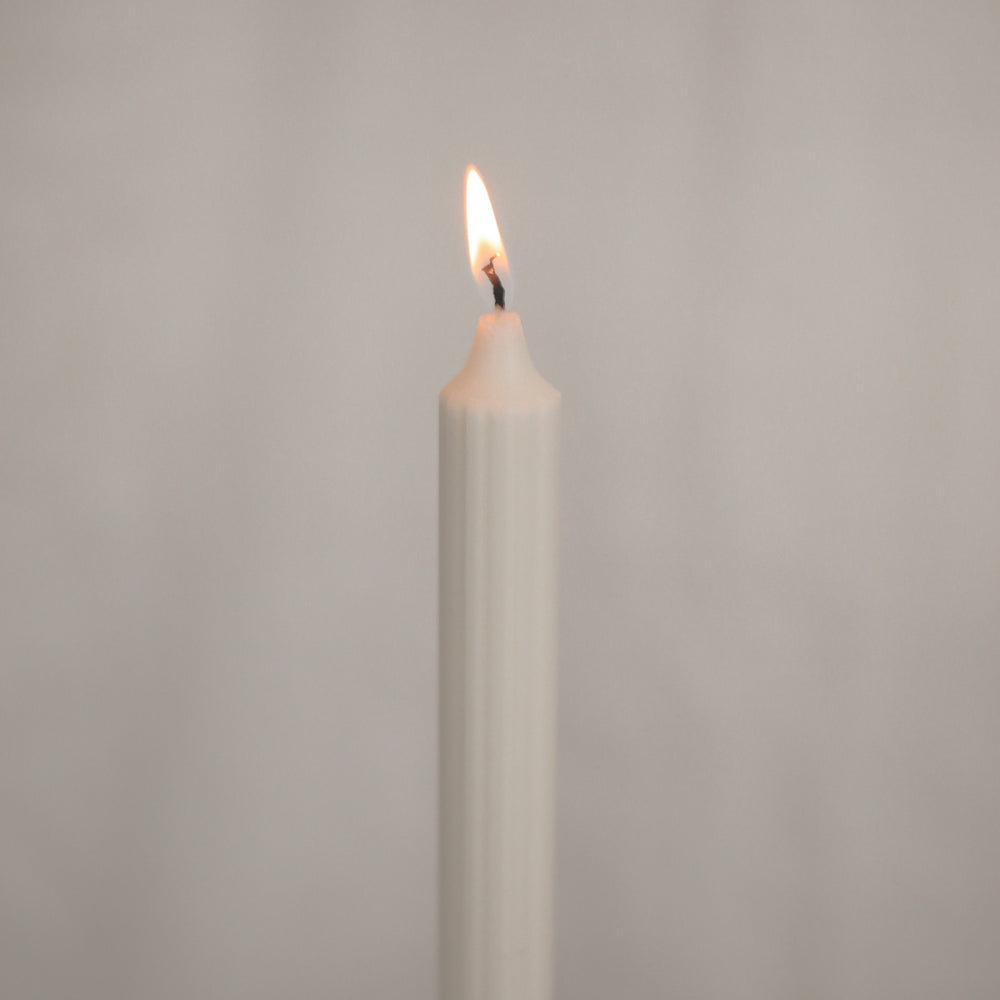Stabkerzen weiß im 4er Set | Eulenschnitt 