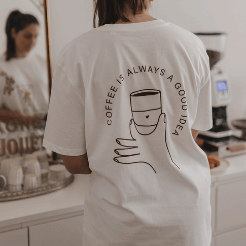 T-shirt café