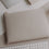 Laptophülle Taupe mit Herzprägung auf Schreibtisch neben Laptop und Tastatur