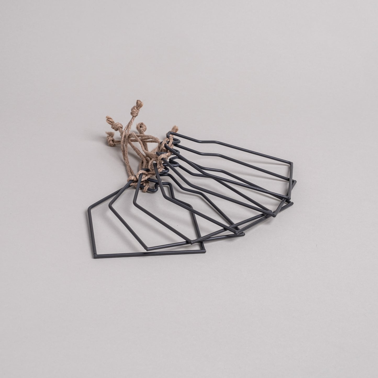 Pendentif en métal Maison lot de 6