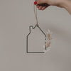Pendentif en métal Maison lot de 6