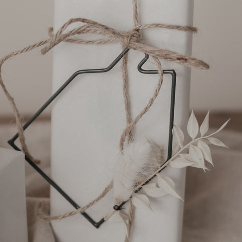 Pendentif en métal Maison lot de 6