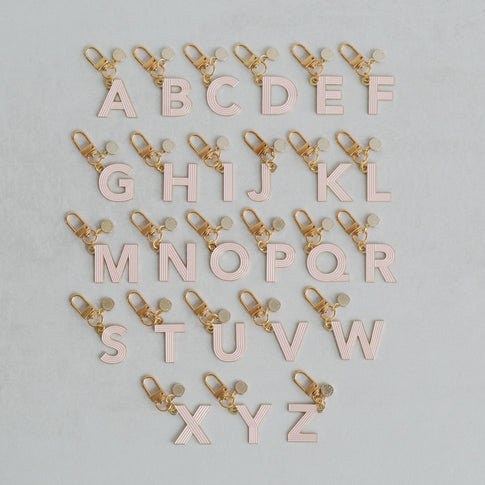 ABC Schlüsselanhänger rosa