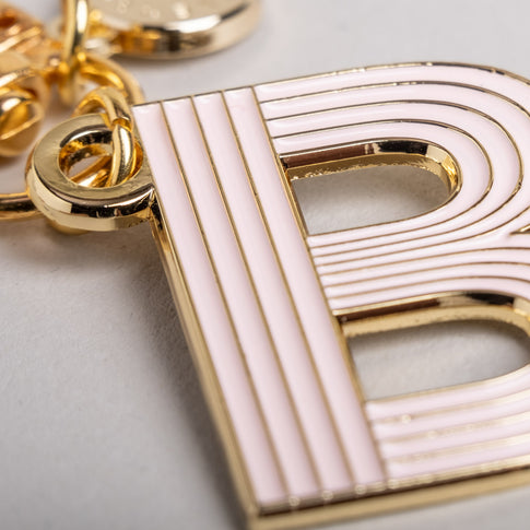 ABC Schlüsselanhänger rosa, Buchstabe B | Eulenschnitt 